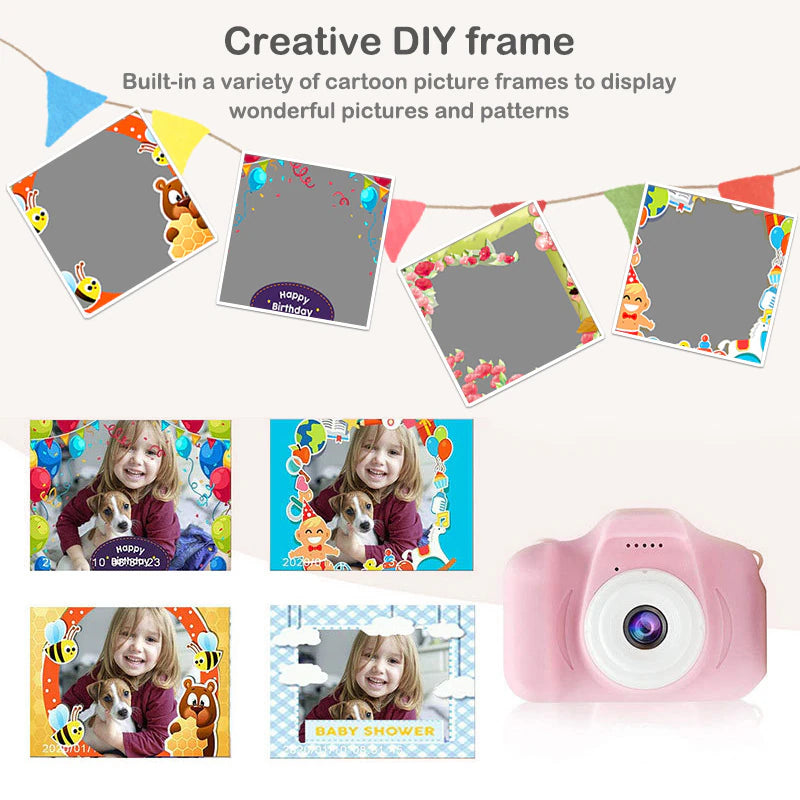 Kids Digital Camera Toys for Girls Boys 1080P HD Screen Outdoor Toys Birthday Gifts Camara Fotos Infantil Juguetes Para Niños