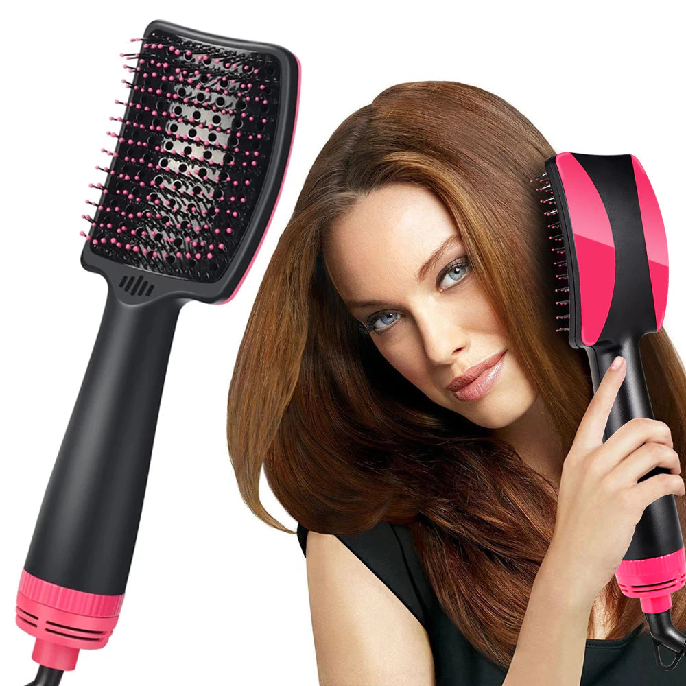 New Hair Dryer Brush Brosse Soufflante Cheveux Hairdryer Brush 2 in 1 Hair Dryer & Volumizer Salon Hot Air Comb Hot Comb Brush